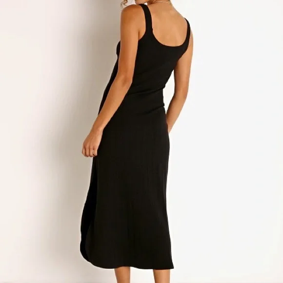 Vitamin A Organic Rib West Black Dress - XS/4 - Picture 4 of 6